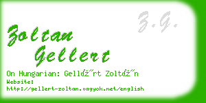 zoltan gellert business card
